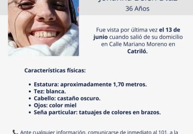 Búsqueda de paradero: solicitan colaboración para encontrar a una mujer desaparecida en Catriló