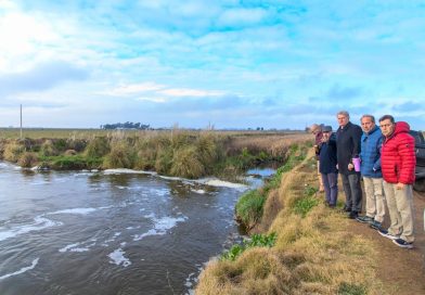 Río V: La Pampa propondrá a Buenos Aires un plan conjunto para mejorar el escurrimiento