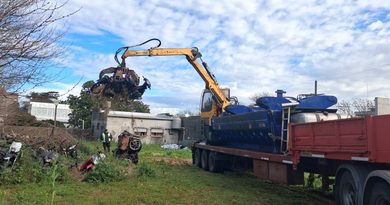 Alvear: Se concretó la primera compactación de vehículos retenidos en casi una década