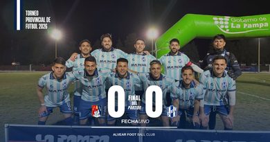 Arrancó el Torneo Provincial de Fútbol: El Azul de Alvear se trajo un empate de Riglos