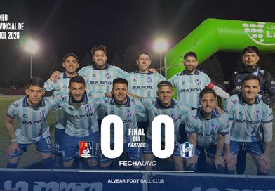 Arrancó el Torneo Provincial de Fútbol: El Azul de Alvear se trajo un empate de Riglos