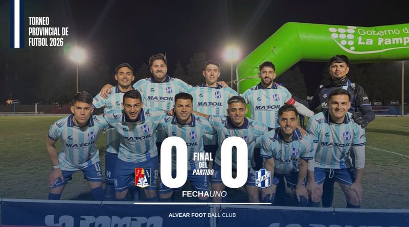 Arrancó el Torneo Provincial de Fútbol: El Azul de Alvear se trajo un empate de Riglos