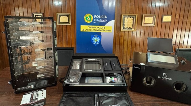 La Policía de La Pampa incorporó moderna tecnología forense para peritar dispositivos digitales