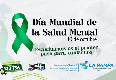 Día Mundial de la Salud Mental: organizan actividades de difusión y sensibilización