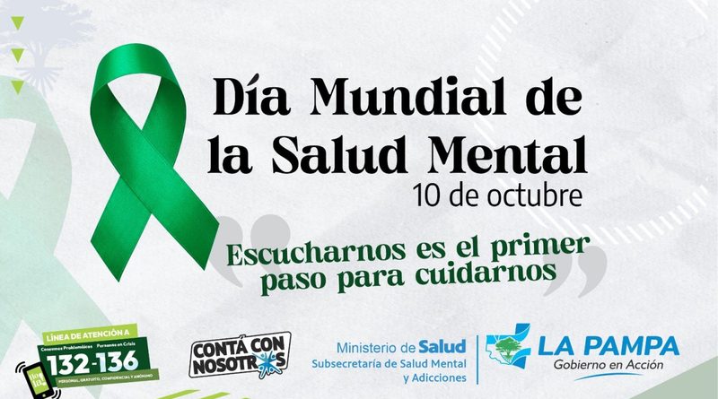 Día Mundial de la Salud Mental: organizan actividades de difusión y sensibilización